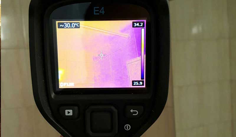 infared moisture detection